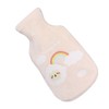 SOULONG 350ml Plush Hot Water Bag Cute Cartoon Hot Water