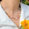 KELITCH Colourful Choker Necklaces, Handstanding Shell Pearl Collar Necklaces, Stackable