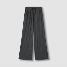 JAJU [JAJU] Women's Rayon Stretch 10-part Lounge Pants_Charcoal