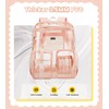 Vorspack - Mochila transparente para la escuela, resistente para niñas