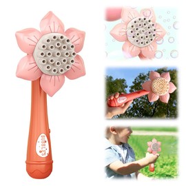KQWVZ Sonnenblumen-Bubble-Maschine, Seifenblasen Maschinen Mit Seifenblasen Flüssigkeit, Seifenblasenmaschine Kinder, Automatische Seifenblasenmaschine, Für Party Geburtstag Hochzeit