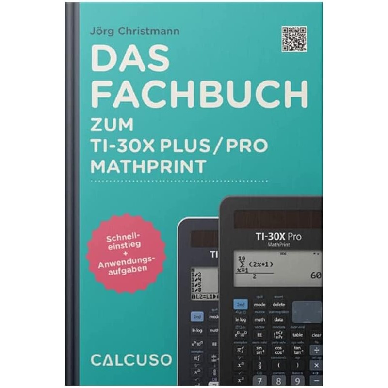 CALCUSO Standard Package Blue with Calculator TI-30X Pro Mathprint