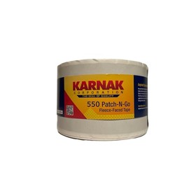 Karnak 550F-04 Fleece Faced Patch-N-Go Waterproof Tape: Reinforces, Seals & Waterproofs Leaky TPO, EPDM, RV & Mobile Home Roofs-Absorbent Fabric Face-High Temp Butyl Rubber Sealant(4" x65.5')