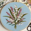 Myfelicity Embroidery kit for Adults and Beginners, Includes 3 Floral