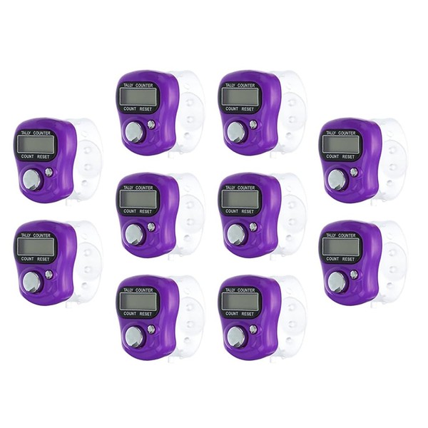 Hitopin 10 x Finger Tally Counter, Electronic Finger Counter, Finger