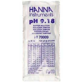 Hannah Instruments HI70009P pH Standard Solution Standard Type pH 9.18