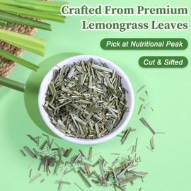 Fullchea - Lemongrass Tea Bags, 50 Teabags - Refreshing Herbal Tea Made from Pure Lemongrass Leaves - Non-GMO - Caffeine-Free - Perfect for Relaxation and Wellness