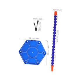 SEWACC Third Hand Soldering Tool with Flexible Arms Non Slip Base Helping Station for Pcb Repair and Soldering Assembly Durable Workshop Device for DIY and Professional Use