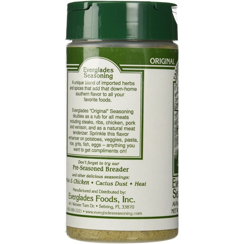 Everglades Seasoning Original 16 Ounce Use on Meats Veggies Pasta
