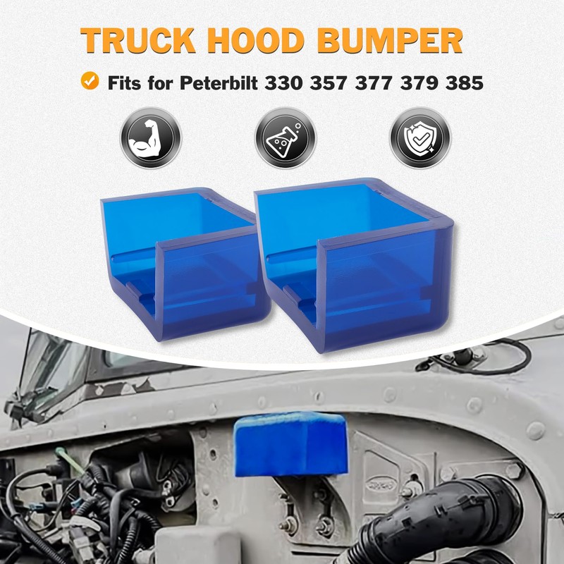 Compatible with Peterbilt Hood Roller Bushings Kit, Peterbilt 379 377