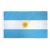 Bandera Pais Argentina 1.5m X 90cm Resistente Lavable Int Ex