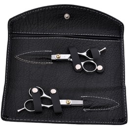 Beavorty Professional Hair Cutting Tools Set of Flat Teeth Scissors Wai Cloth Apron Stainless Steel Hairdressing Kit