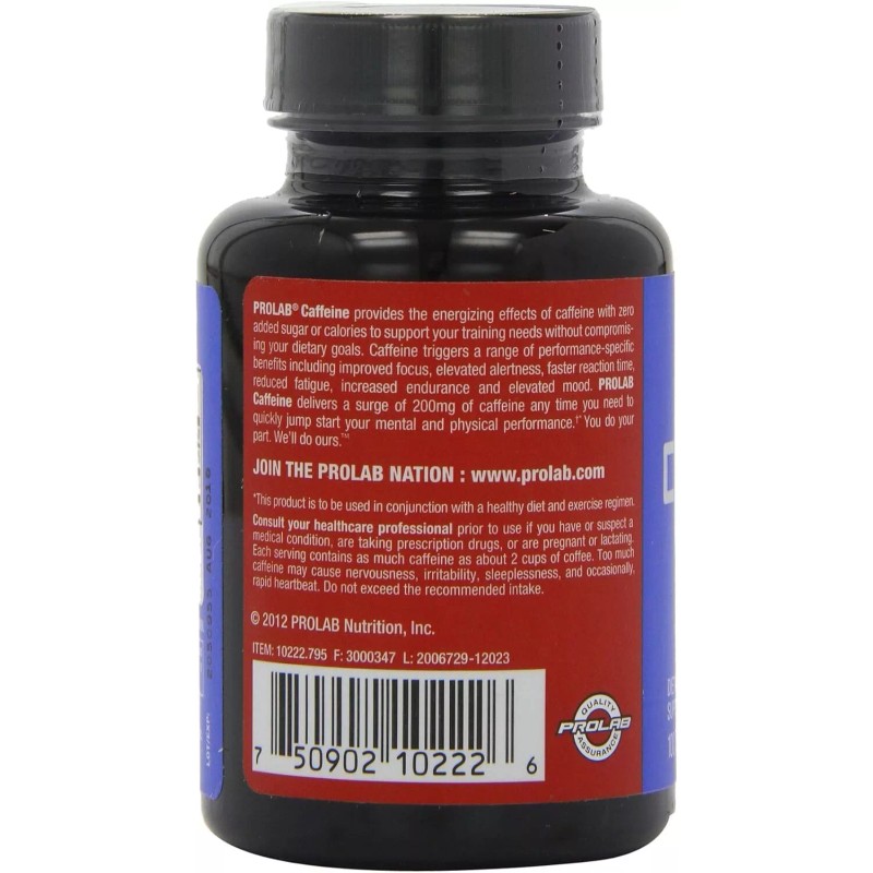 ProLab Caffeine Tablets 100 Count