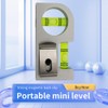 Solid aluminum alloy Mini level ruler portable mini level bubble