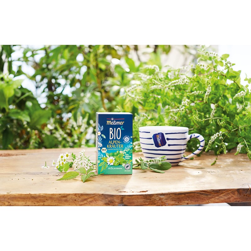 Meßmer Organic Alpine Herbs | 100% Natural Ingredients | 20