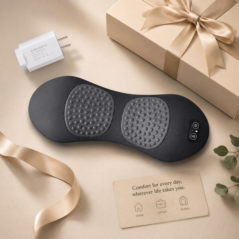 Cordless 4-in-1 Lumbar Massager for Relaxation – Air Compression, Heat