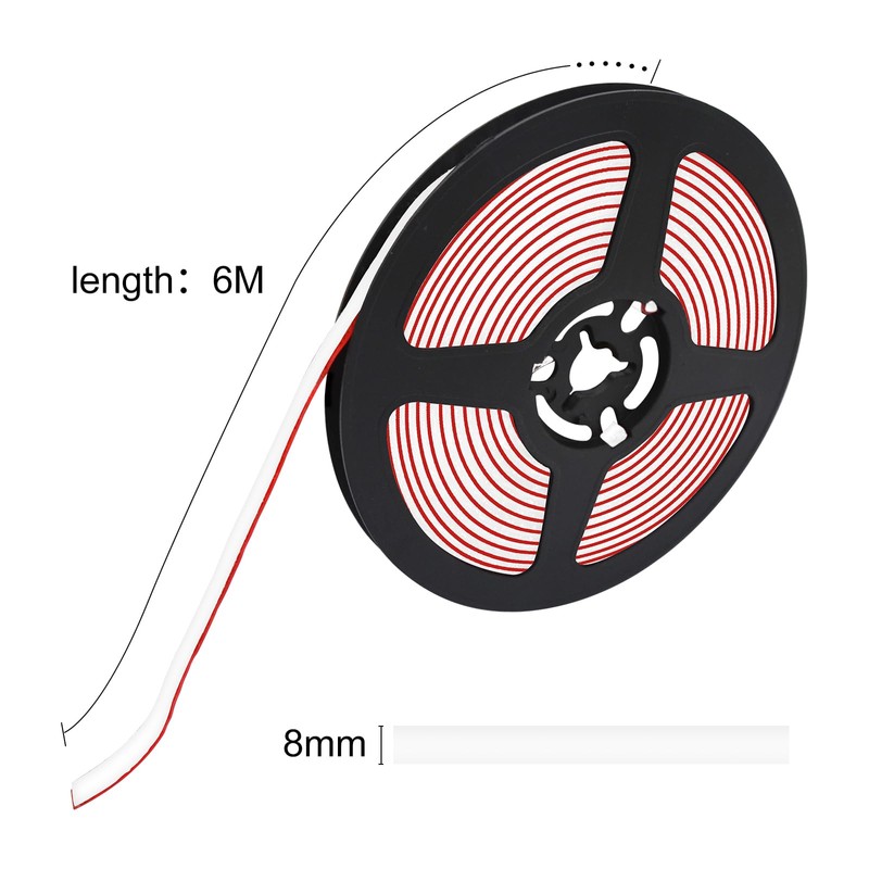 Vogueing Tool Ceramic Tile Mildewproof Gap Tape, 6M*8MM Sealing Decorative