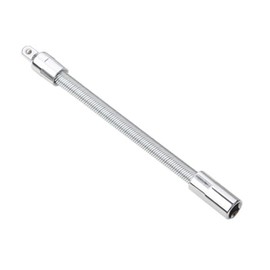 Omninmo 1-Piece Wrench Sleeve Extension Rod, 1/4 Socket Wrenches Drive Head, Bendable Flexible Socket Extension Bar Shaft