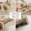 smasol Mini Bag Style Smart Key Case, Genuine Leather, Women's,