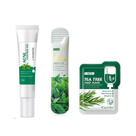 Anti Acne Face Cream, Tea Tree Face Ance Gel, Spot Cream for Acne Treatment and Spot Treatment Shrink Pores, Acne Scars Recovery,Control Sebum Secretion