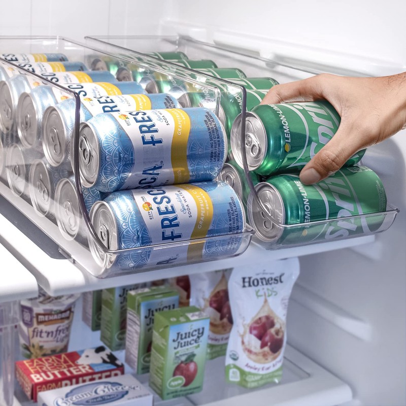 Sorbus Can Dispenser for Refrigerator - 12 Can Fridge organizer