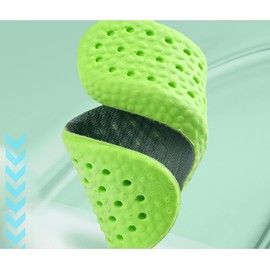 Super Soft Stepping on Poop Feeling,1 Pair Increased Insole, Anti Odor and Sweat Absorbing Breathable and Shock-Absorbing Mugwort Insole (Gray 39-40)