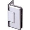 CRL Pinnacle 044 Series Chrome Wall Mount Offset Back Plate Hinge