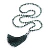 Top Plaza Womens 108 Mala Prayer Beads Wrap Necklace with