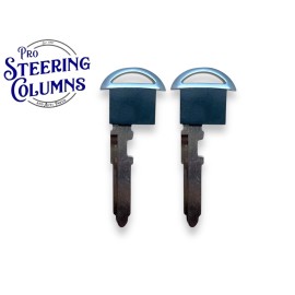 Unbranded 2x Key Insert Key Blade Uncut Replacement For 09-20 Mazda W/O Chip D6Y1-76-2GXB