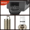 A-Premium Set of 4 Ignition Coil Pack and Iridium Spark