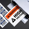 Avery Removable Label Safety Signs, 3-1/2" x 5", Water/Chemical Resistant,