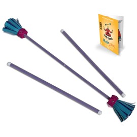 Jolly Lama! Purple Majestix Juggling Sticks Devil Sticks