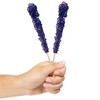 Purple Rock Candy Sugar Sticks - Grape Flavored - 24