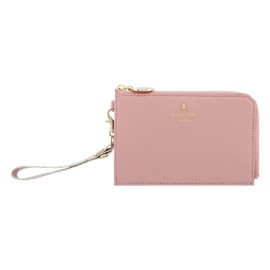 Lanvin on Blue 483224 Lanvin en Bleu Compact Card Case, Fragment Case, Cowhide Leather, [33] Pale Pink
