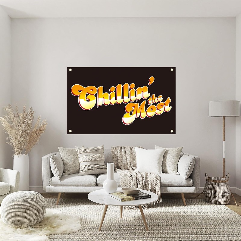 Bolcagob Chillin The Most 5x8FT Flag Double Printed Funny Flag