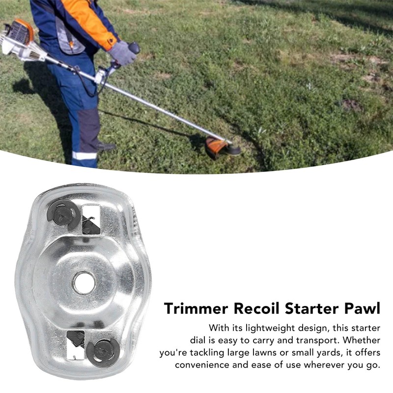2Pcs Lawn Trimmer Starter Dial, Lawn Trimmer Parts Replacement, Trimmer
