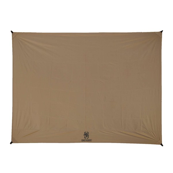 OneTigris Shelter Seat Waterproof Ground Sheet Leisure Seat Mini Tarp Tent Mat (Brown)