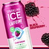 Sparkling Ice Caffeine Black Raspberry Sparkling Water with Caffeine, Zero