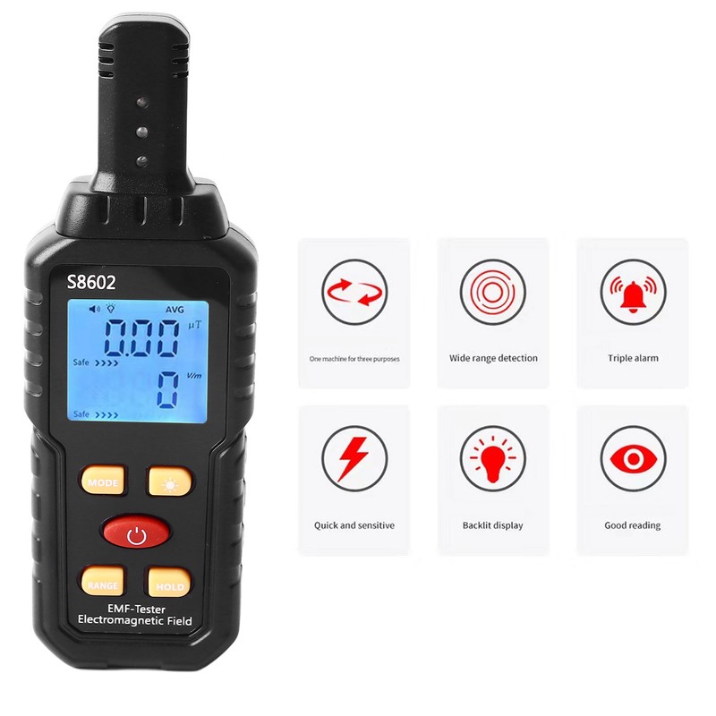Electromagnetic Radiation Tester High Accuracy Multifunctional Temperature Electric Magnetic Field