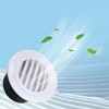 ToppYuanZea 8 Pack Round Air Vent, 4 Inch ABS Louver