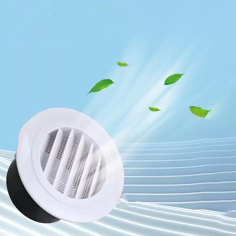 ToppYuanZea 8 Pack Round Air Vent, 4 Inch ABS Louver