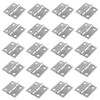 PDETVEO 20PCS 1 Inch Folding Butt Hinges, Stainless Steel Cabinet