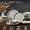 HaWare Plates and Bowls Set, Stoneware Dinnerware Sets, 18-Piece Hand-painted