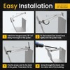 Quick-Screw 5" Gutter Hangers - Heavy Duty Hidden Gutter Brackets