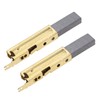 Micro Traders 2PCS Laminated Carbon Brush, Replacement Part Compatible with