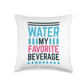 Water My Favorite Beverage, Hydration Specialist Waterboy Throw Pillow