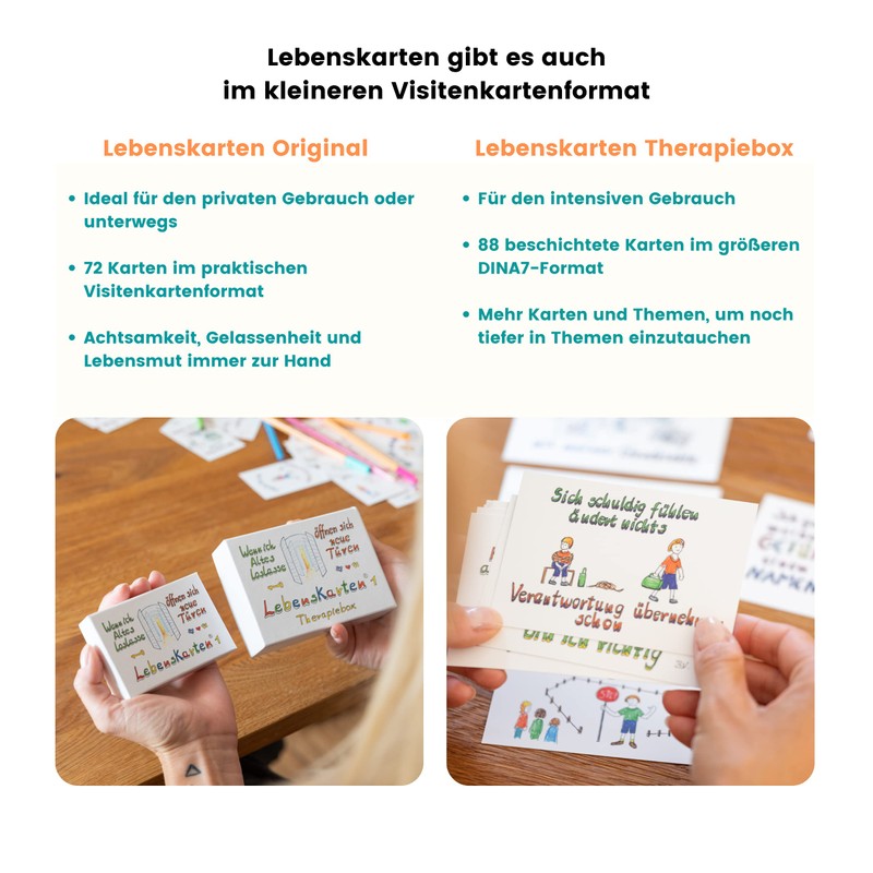 Lebenskarten 1 Therapy Box - "The Original" - 88 Cards
