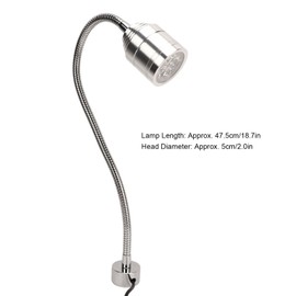 Luz de Trabajo LED 900lm con Cuello de Cisne Flexible y Base Magnética Lámpara LED de Máquina Herramienta de Alto Brillo para Máquina Perforadora de Torno CNC