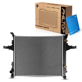 PHILTOP Aluminum Replacement Radiator for 2003 2004 2005 2006 2007 2008 2009 2010 2011 2012 2013 2014 XC90 CU2878