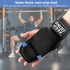 Dokeno Zughilfen Krafttraining, Leder Zughilfen mit Rindsleder Pad für Bodybuilding,